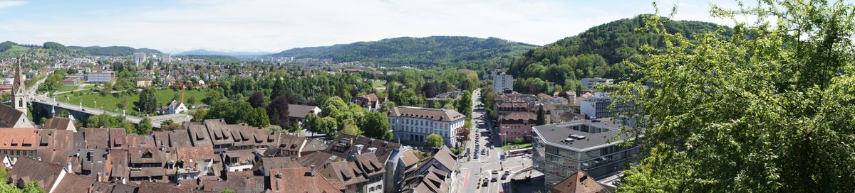 Panorama über Baden