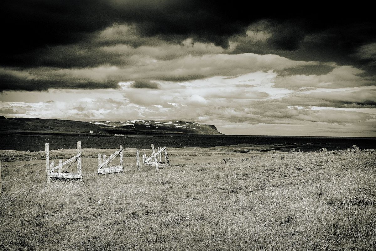 Bedrohliche Wolken auf Island