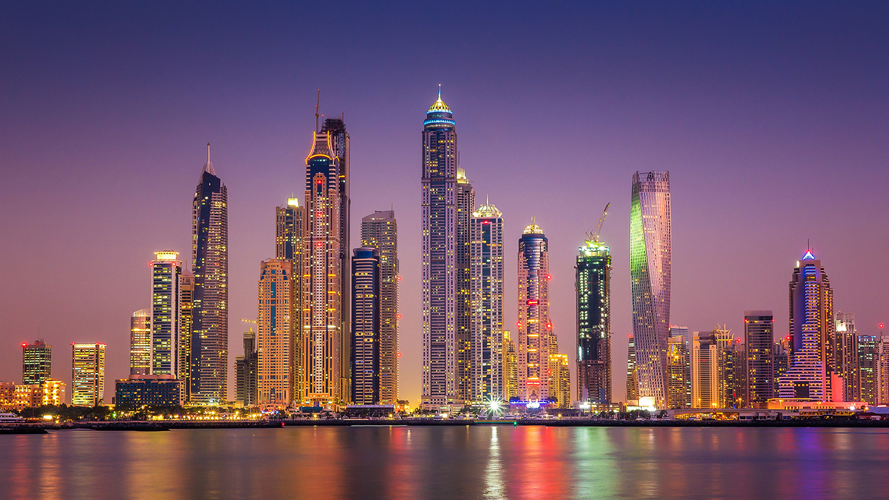 Dubai Marina Skyline