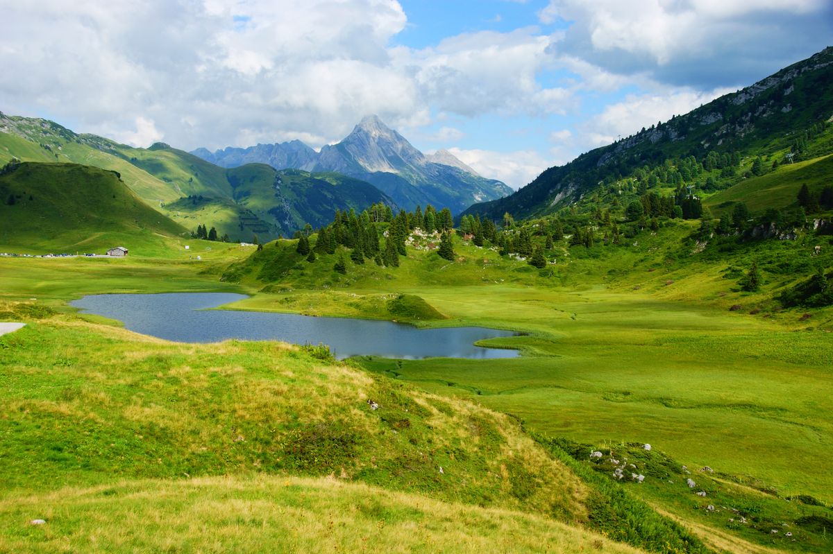 Lechquellgebirge Kälbelesee