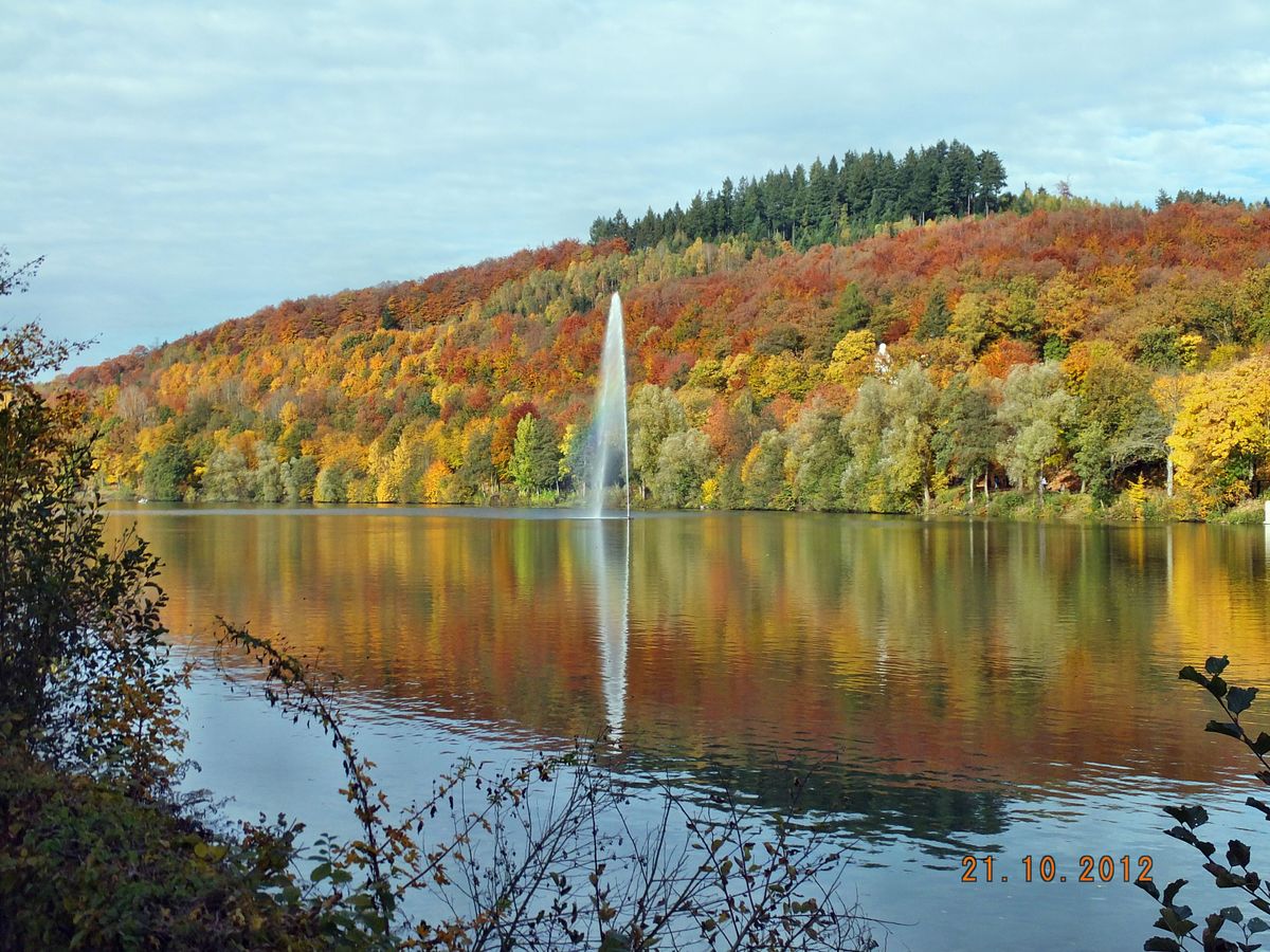 Der Biggessee im Herbst...wunderschön